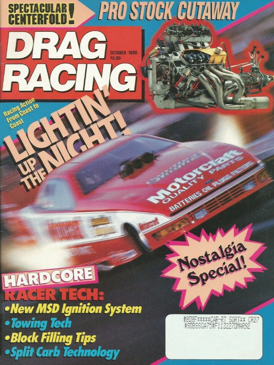 Petersen Drag Racing Oct October 1990