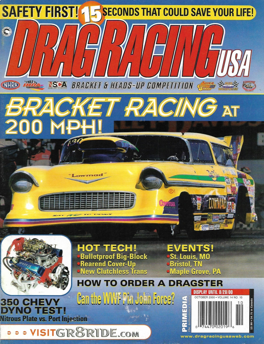 Drag Racing USA Oct October 2000 