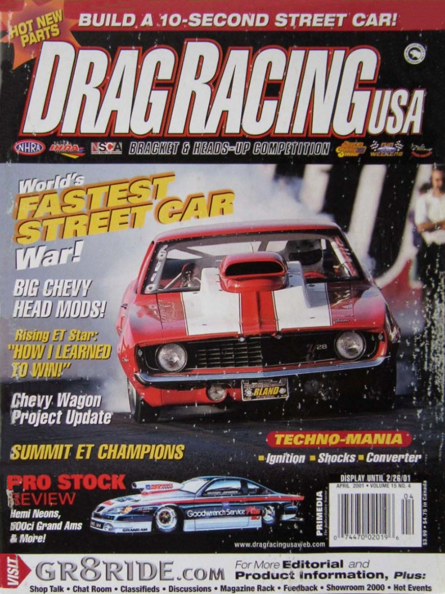 Drag Racing USA Apr April 2001