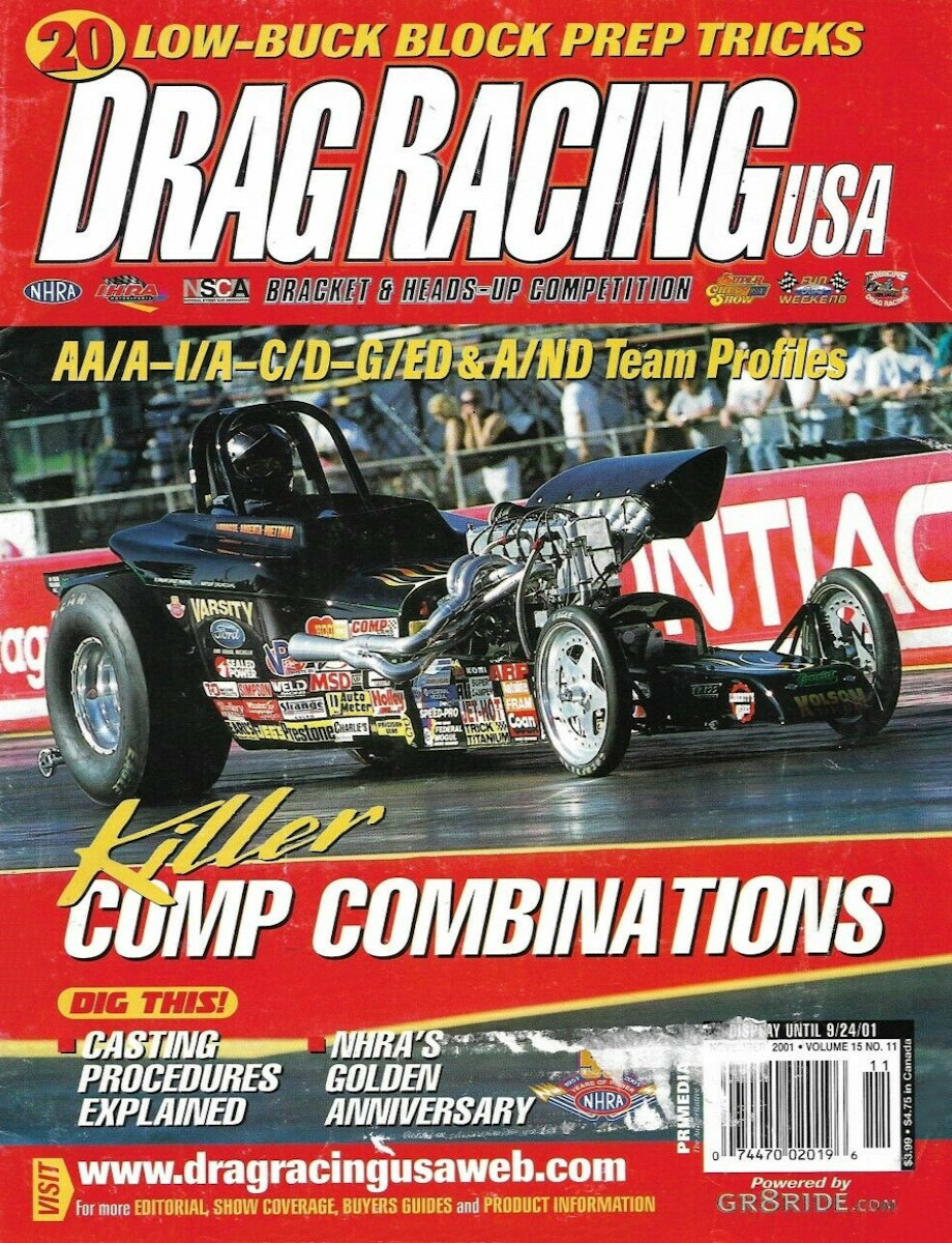 Drag Racing USA Nov November 2001