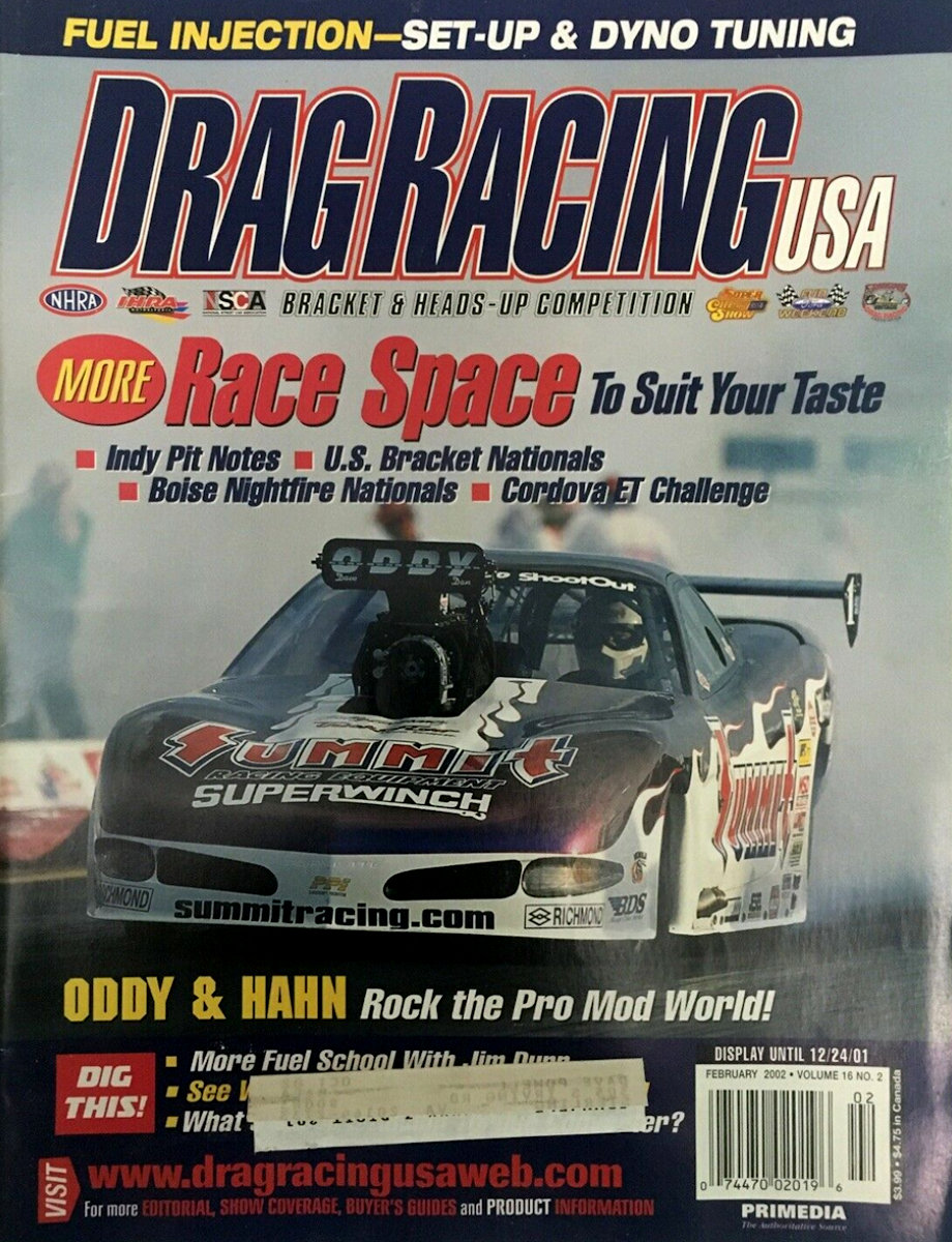 Drag Racing USA Feb February 2002
