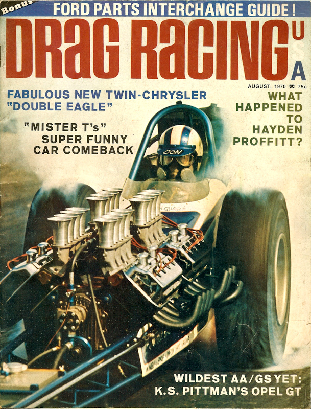 Drag Racing USA Aug August 1970 