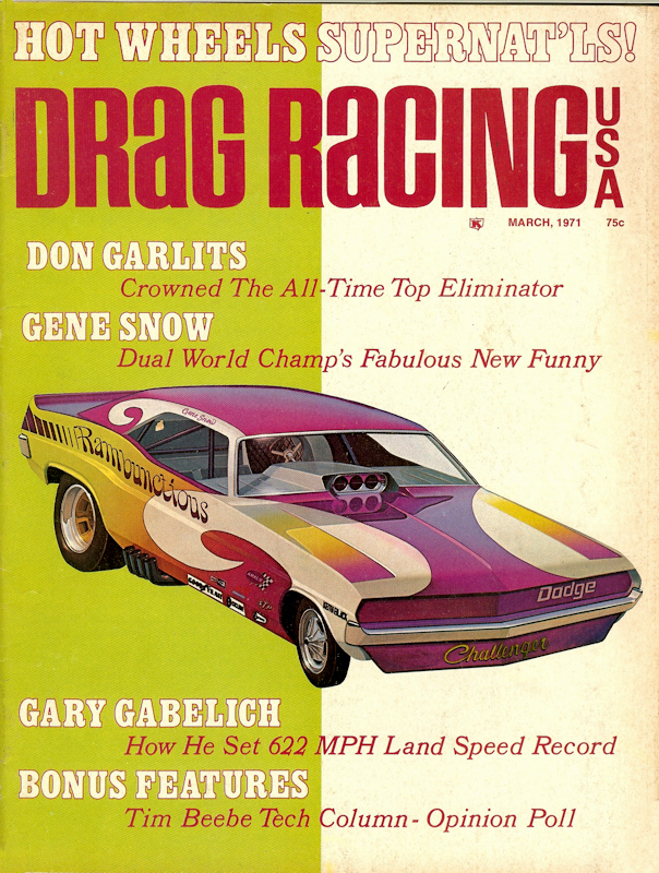 Drag Racing USA Mar March 1971 