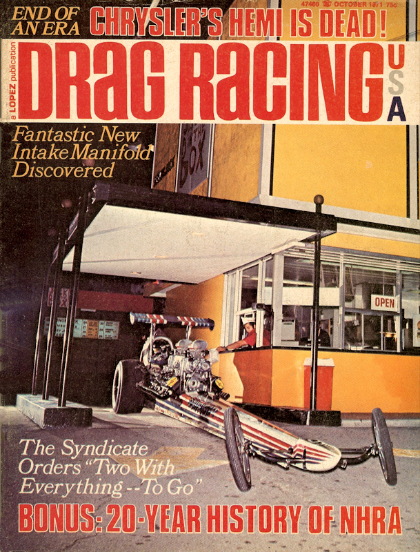 Drag Racing USA Oct October 1971 