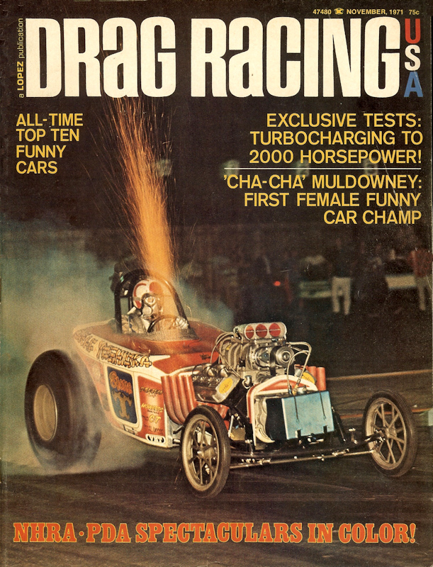 Drag Racing USA Nov November 1971 