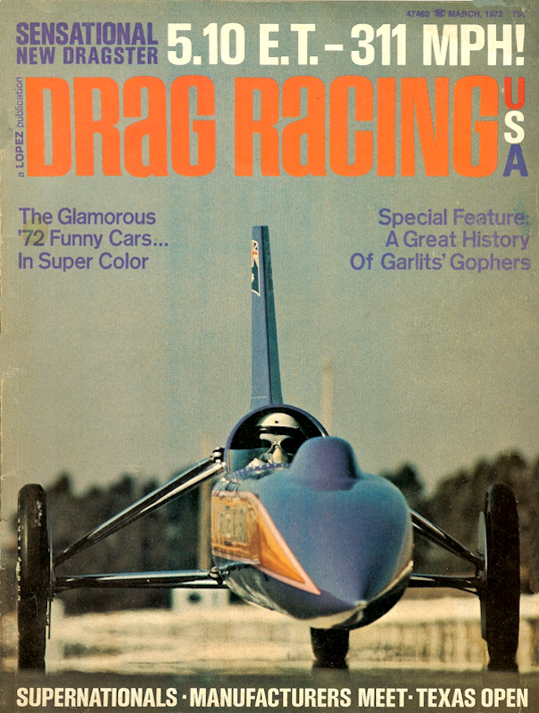 Drag Racing USA Mar March 1972 