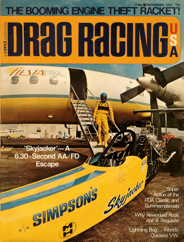 Drag Racing USA Nov November 1972 