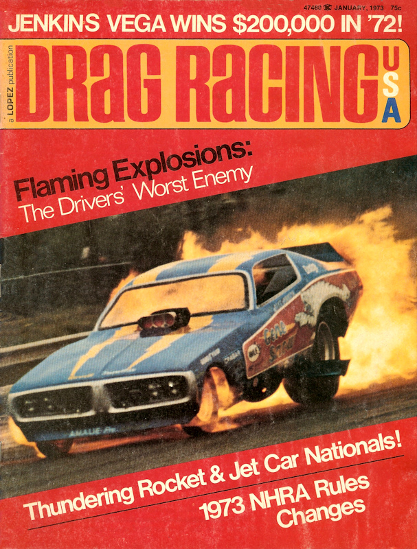 Drag Racing USA Jan January 1973 