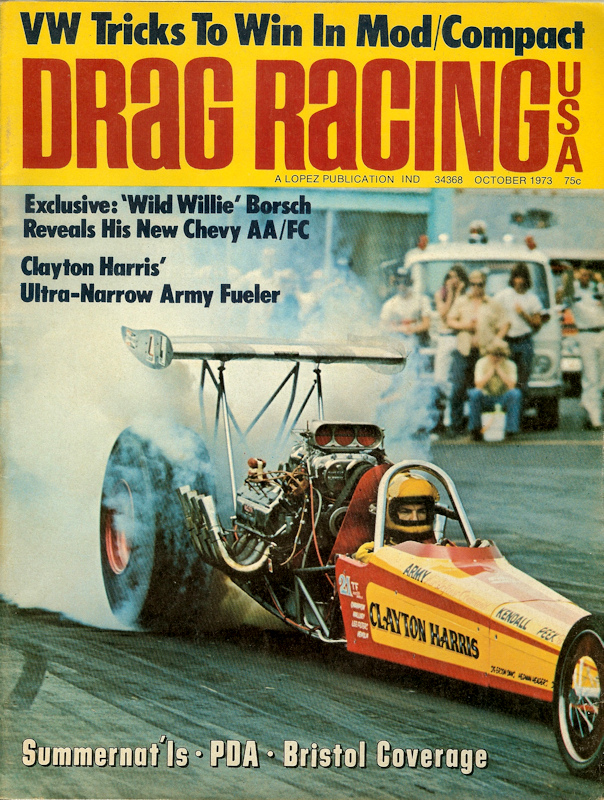 Drag Racing USA Oct October 1973 