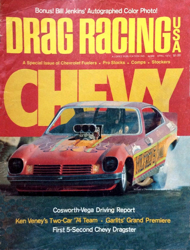 Drag Racing USA Apr April 1974 