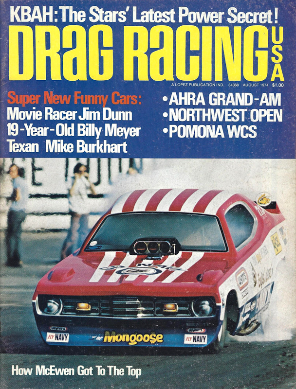 Drag Racing USA Aug August 1974 