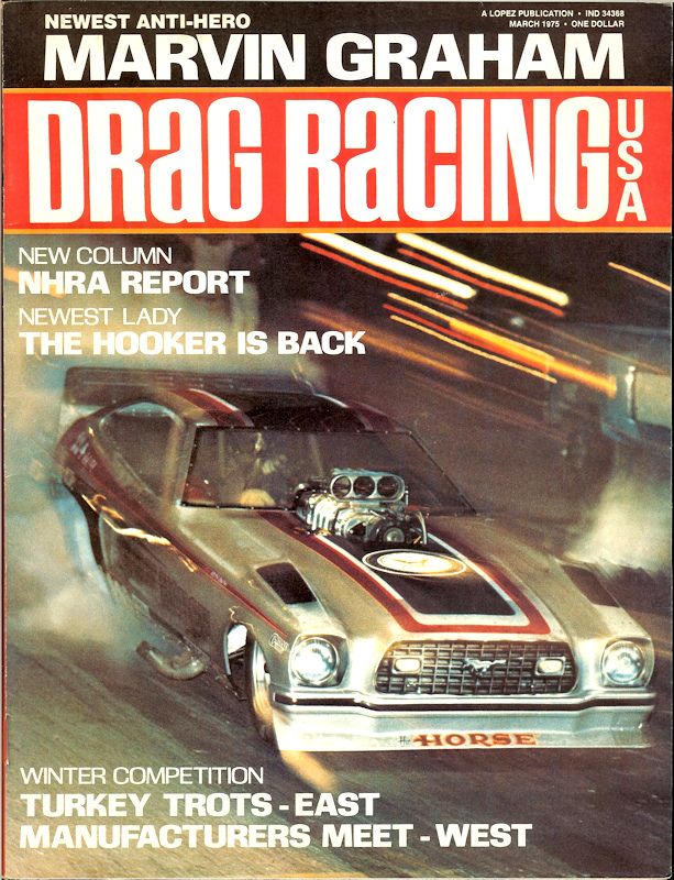 Drag Racing USA Mar March 1975 