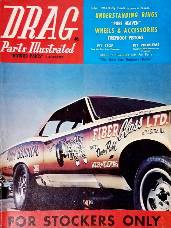 Drag Parts Illustrated July 1967 