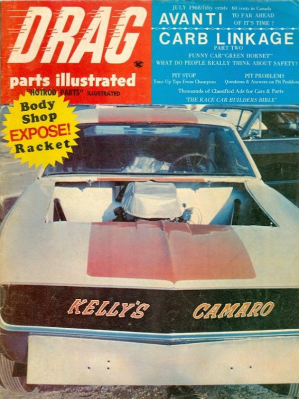 Drag Parts Illustrated July 1968 