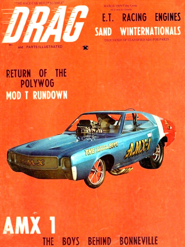 Drag Parts Illustrated Mar March 1969 