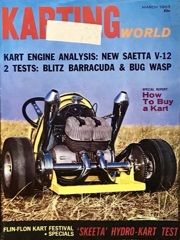Vintage 1960's Karting World Blitz Kart Go-Kart Test 