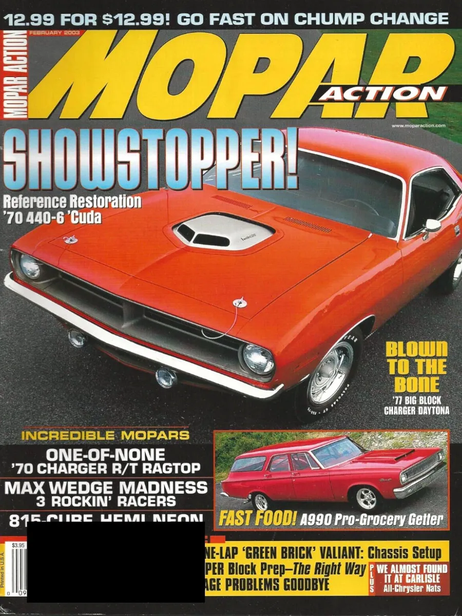 Mopar Action Feb February 2003