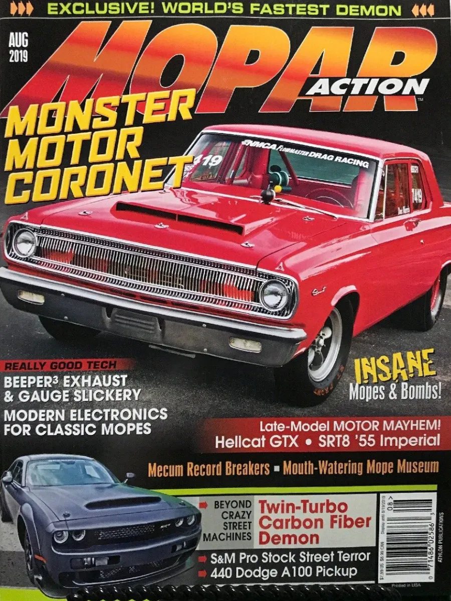 Mopar Action Aug August 2019