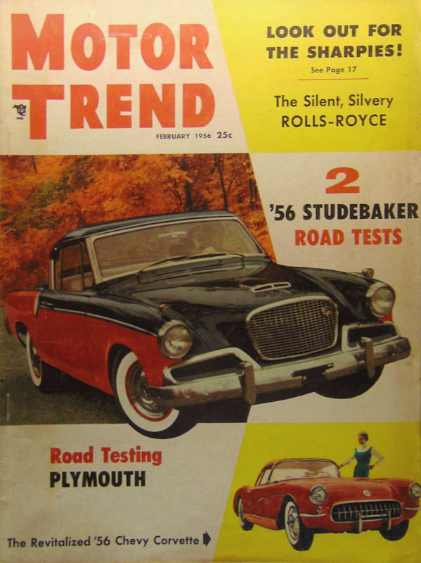 MOTOR TREND magazine novembre 1956'57 Plymouth mécanique vgex 122215jhe 