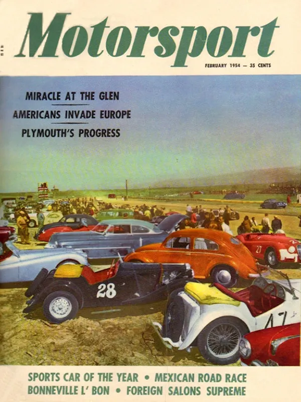 Motorsport Jan Feb January February 1954