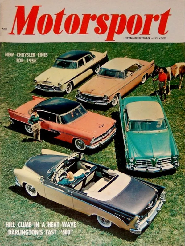 Motorsport Nov November Dec December 1955