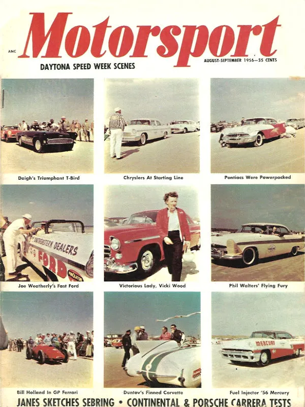 Motorsport Aug August Sept September 1956