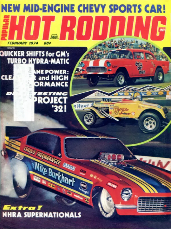 Popular Hot Rodding Feb February 1974 