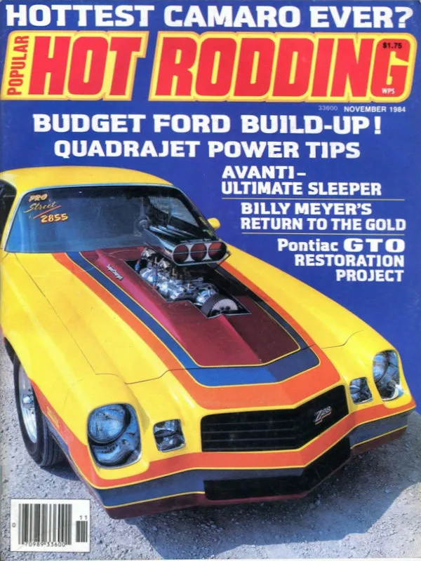 Popular Hot Rodding Nov November 1984 