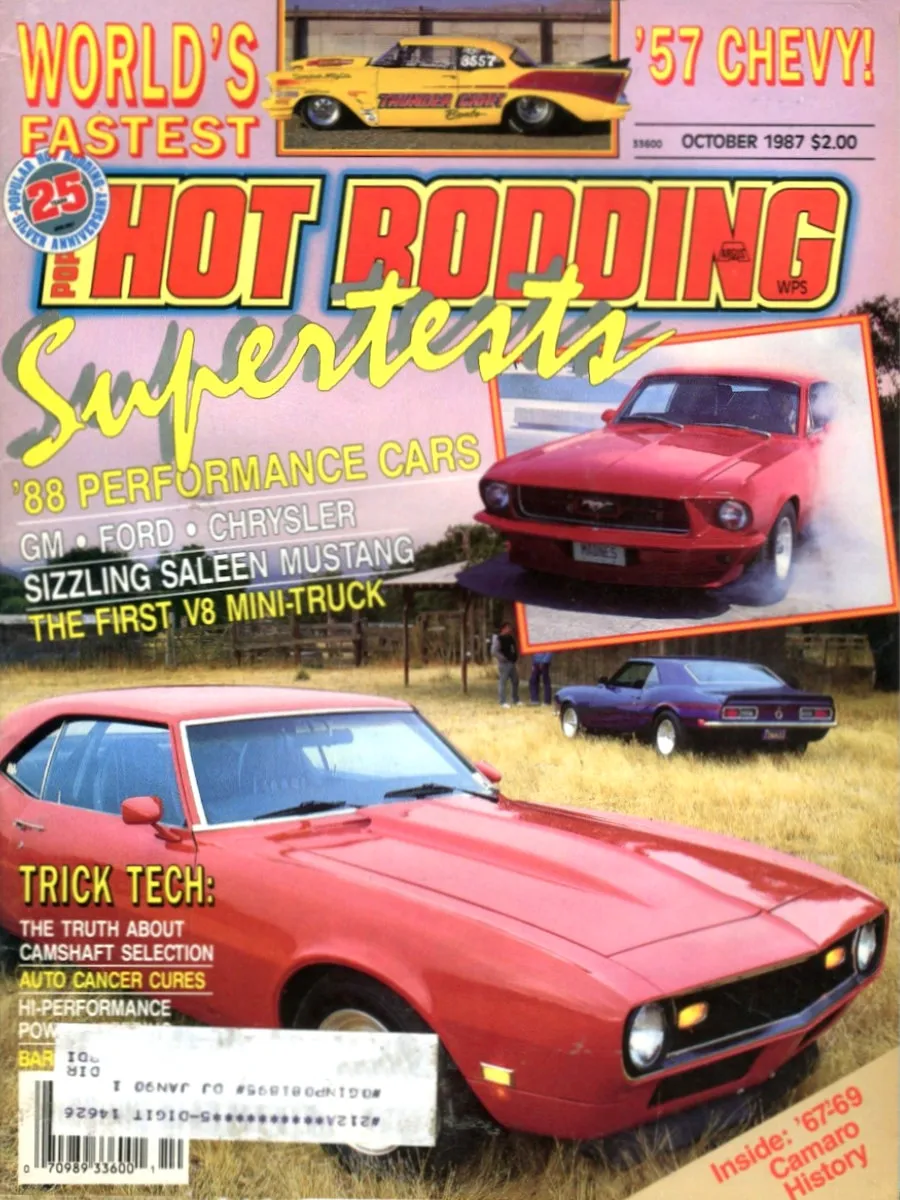 Popular Hot Rodding Oct October 1987 