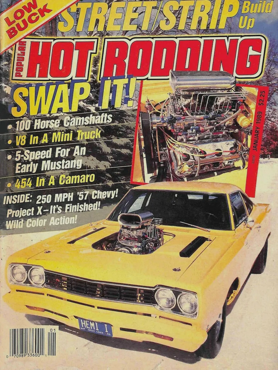 Popular Hot Rodding Jan January 1989 