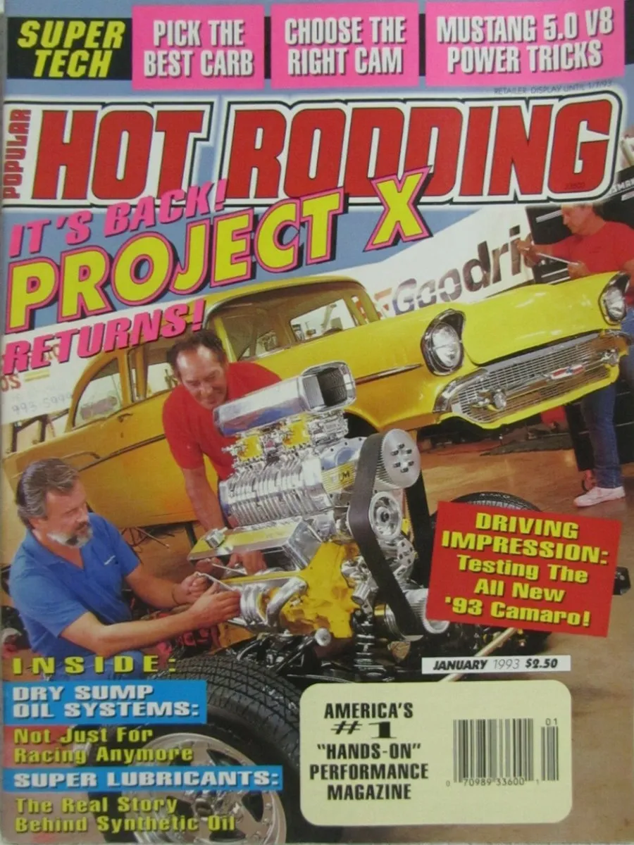 Popular Hot Rodding Jan January 1993 