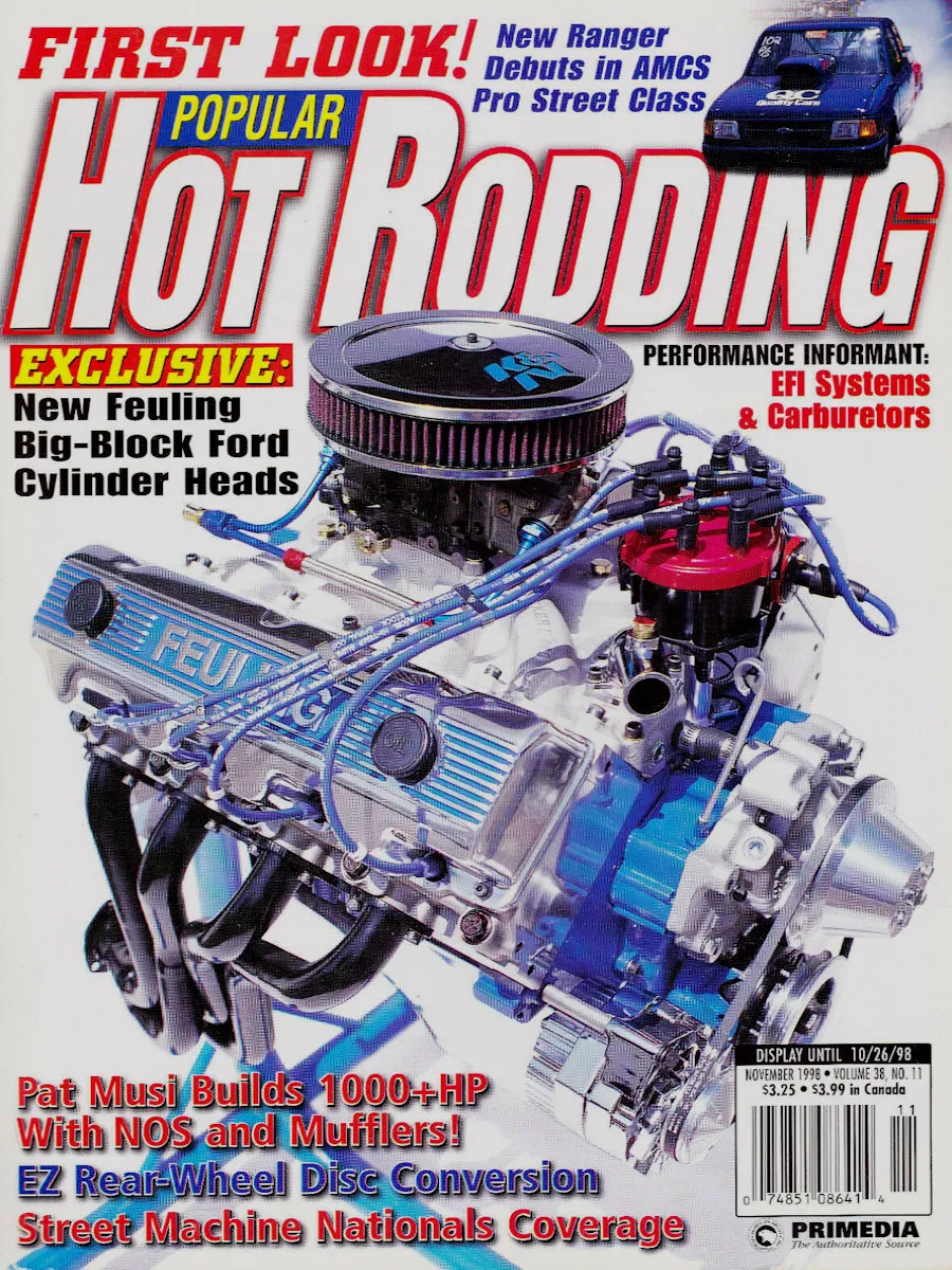 Popular Hot Rodding Nov November 1998 