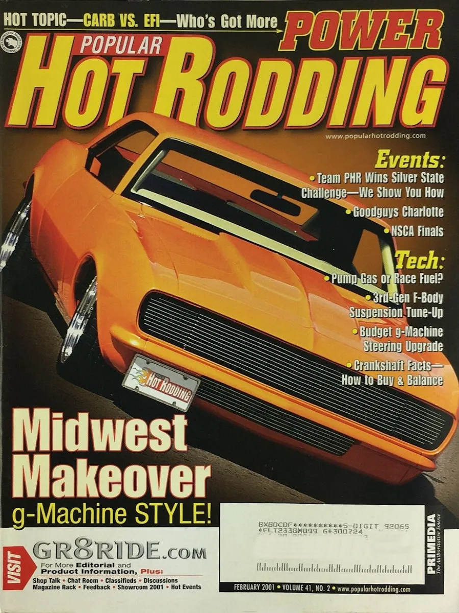 Popular Hot Rodding Feb February 2001