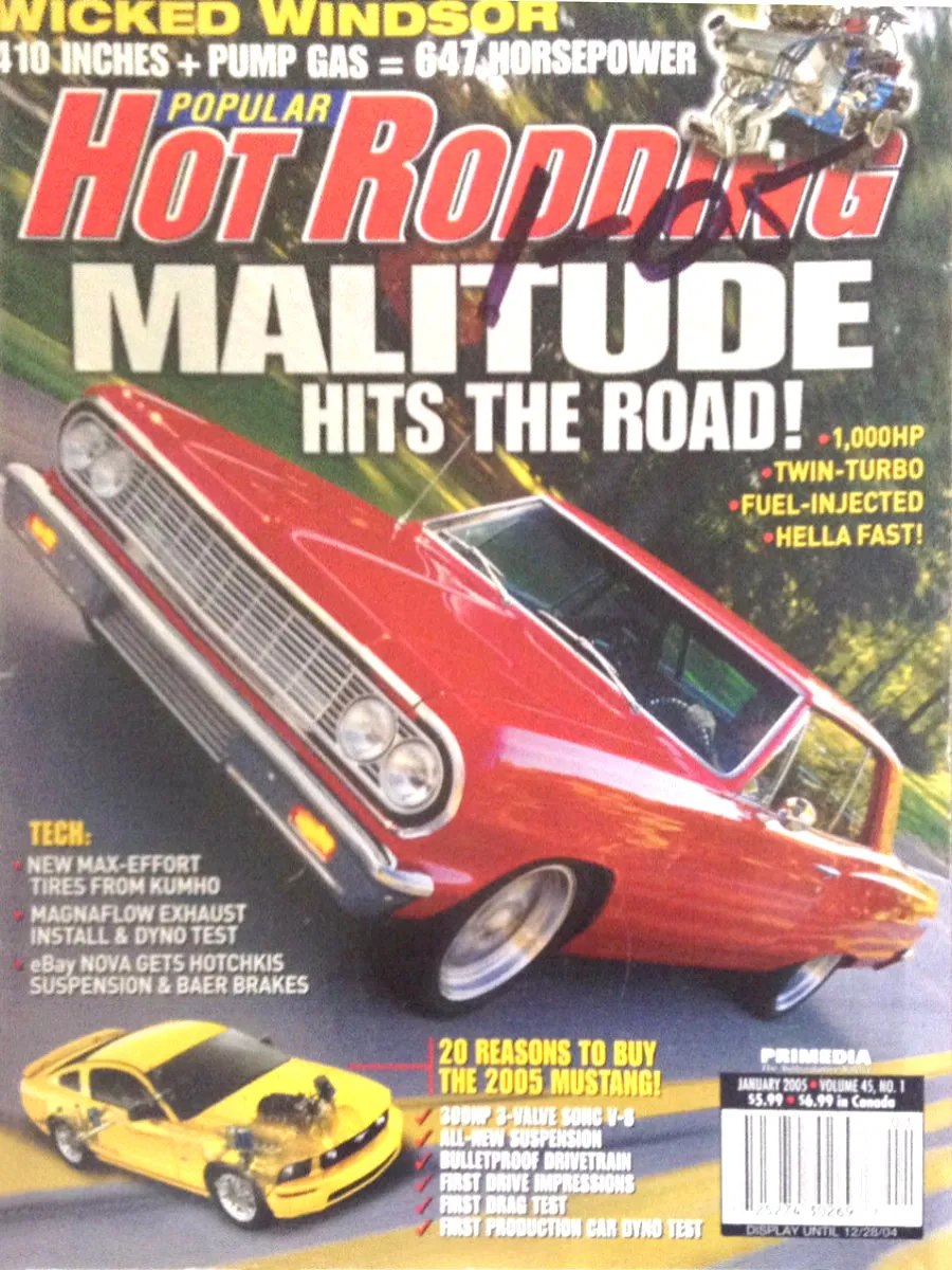 Popular Hot Rodding Jan January 2005