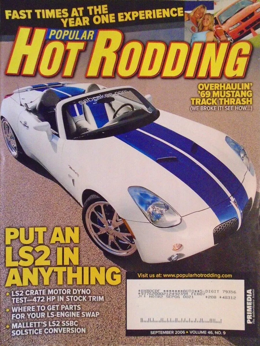 Popular Hot Rodding Sept September 2006