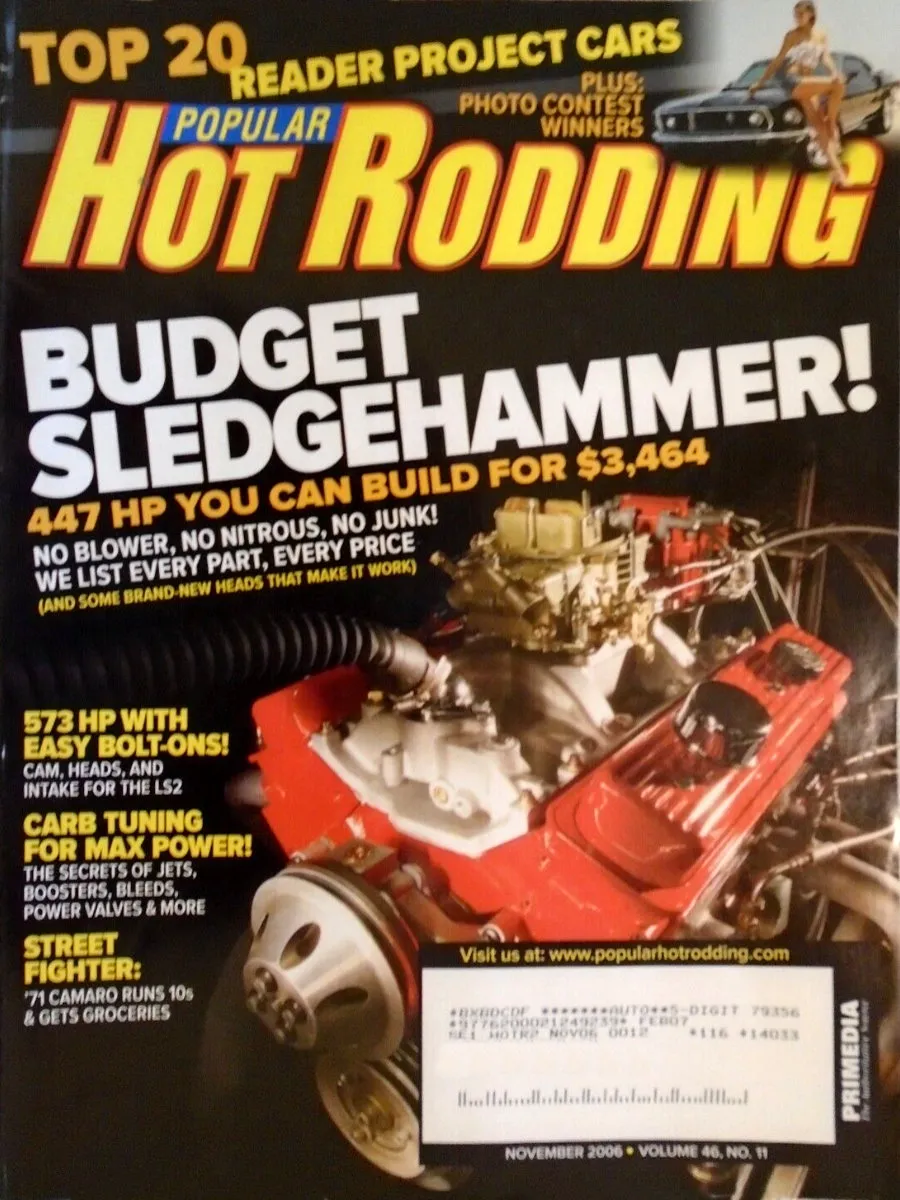 Popular Hot Rodding Nov November 2006