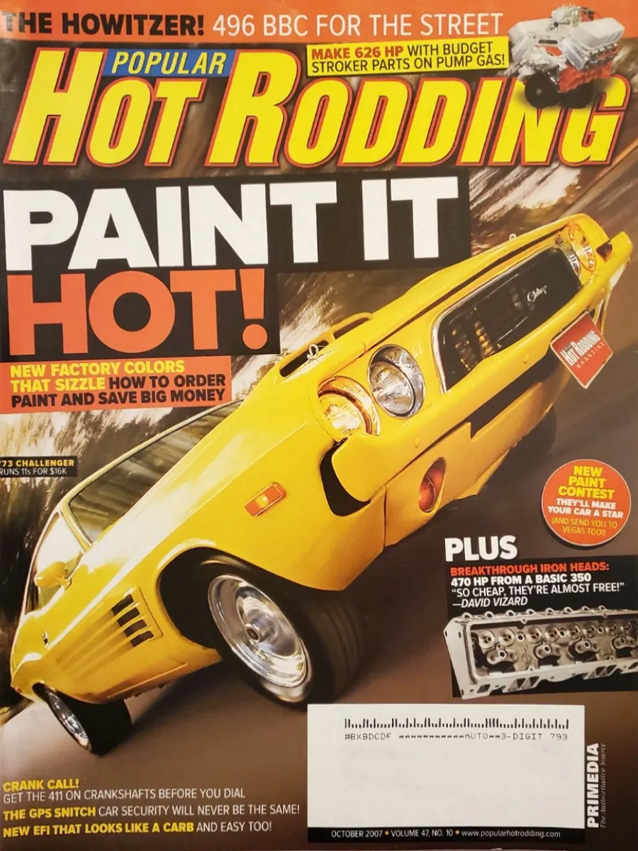 Popular Hot Rodding Oct October 2007