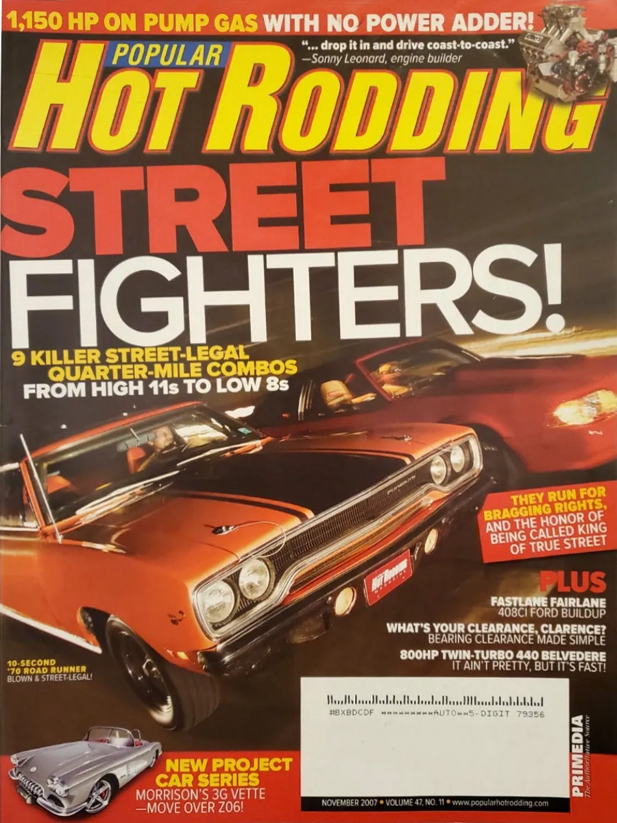 Popular Hot Rodding Nov November 2007