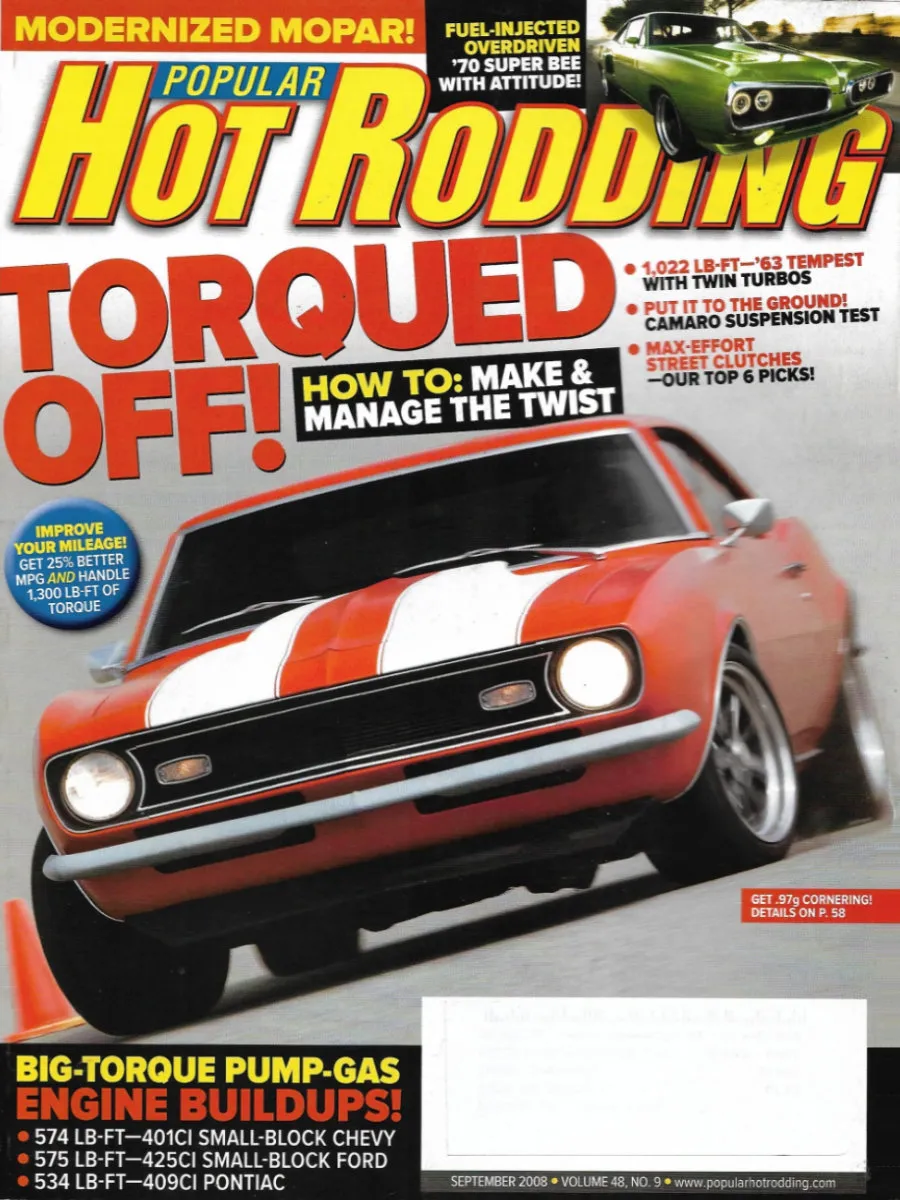 Popular Hot Rodding Sept September 2008