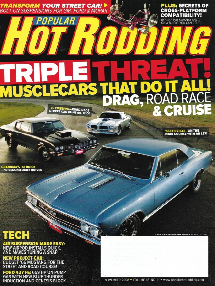 Popular Hot Rodding Nov November 2008