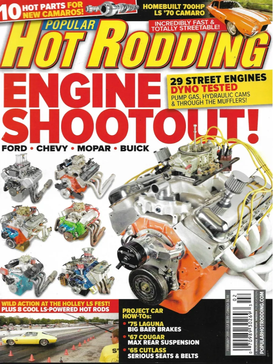 Popular Hot Rodding Feb February 2011