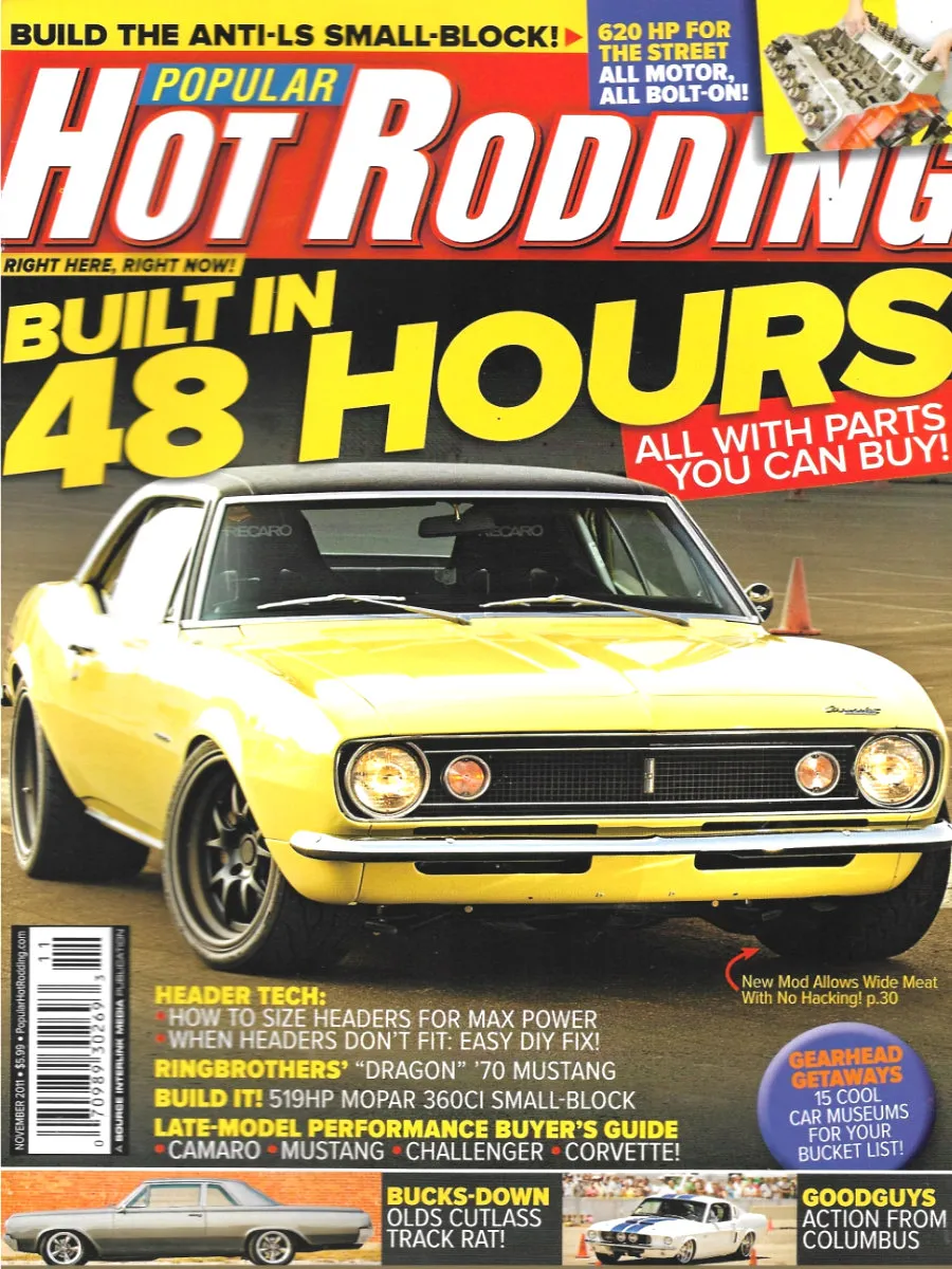 Popular Hot Rodding Nov November 2011