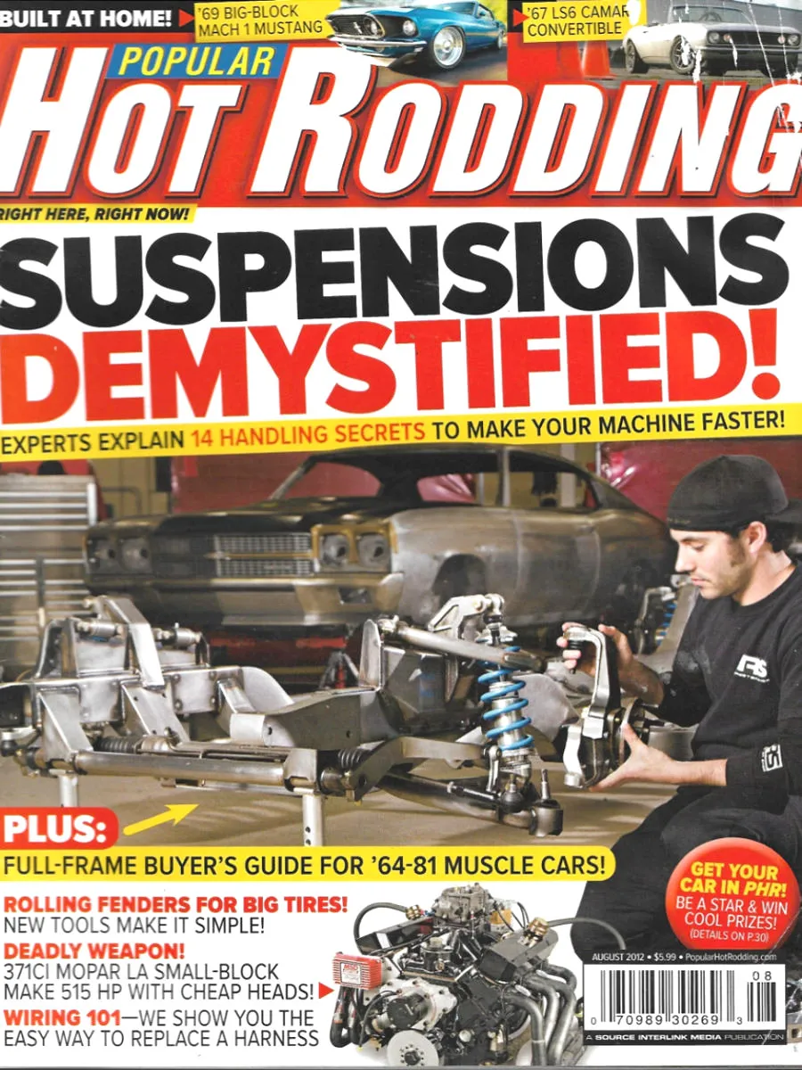 Popular Hot Rodding Aug August 2012