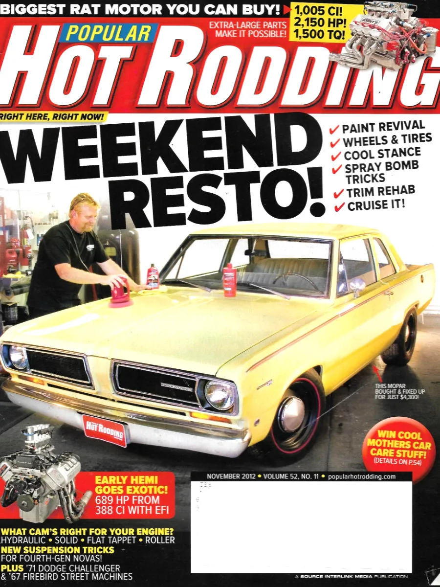 Popular Hot Rodding Nov November 2012