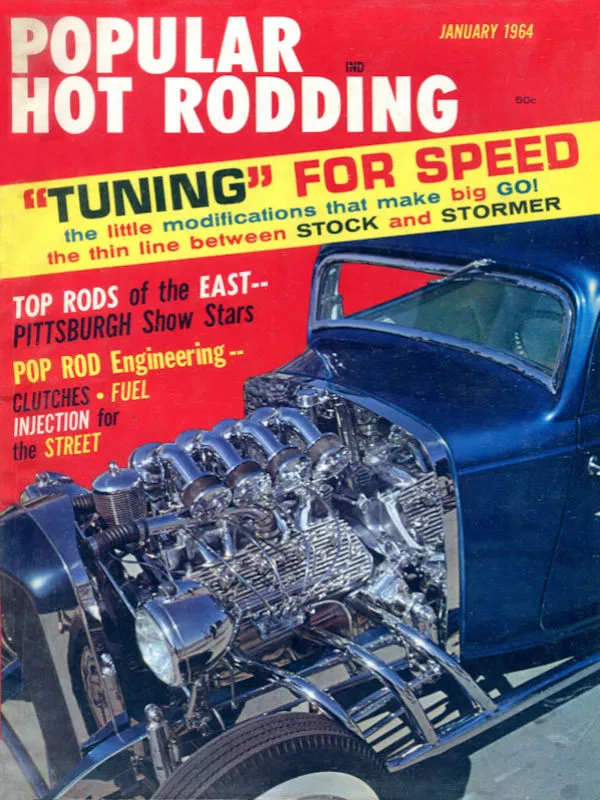 Popular Hot Rodding Jan January 1964 