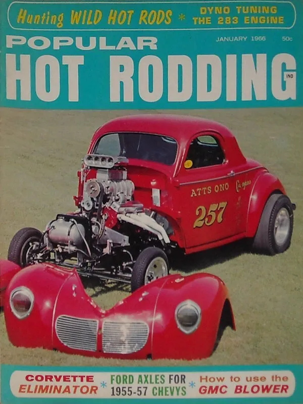 Popular Hot Rodding Jan January 1966 