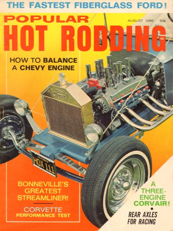 Popular Hot Rodding Aug August 1966 