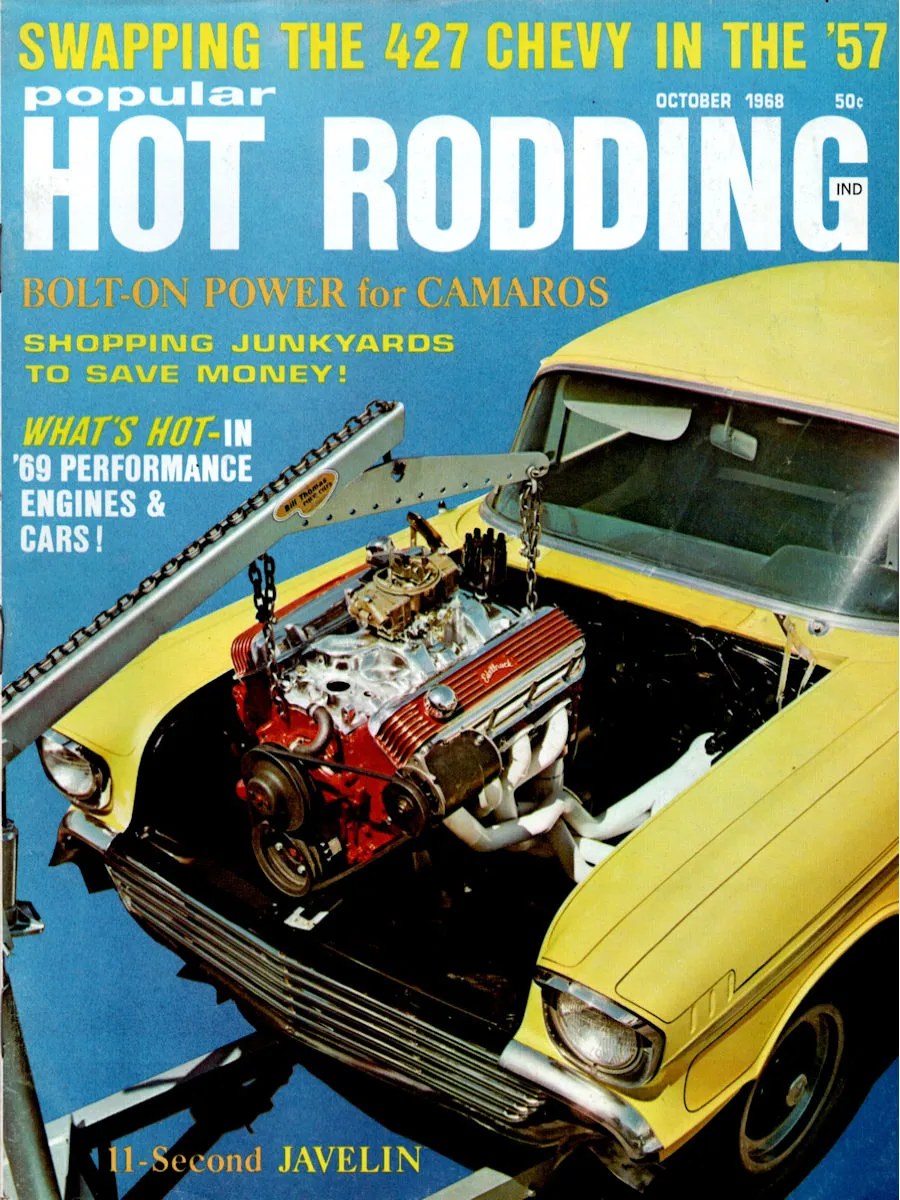 Popular Hot Rodding Oct October 1968 