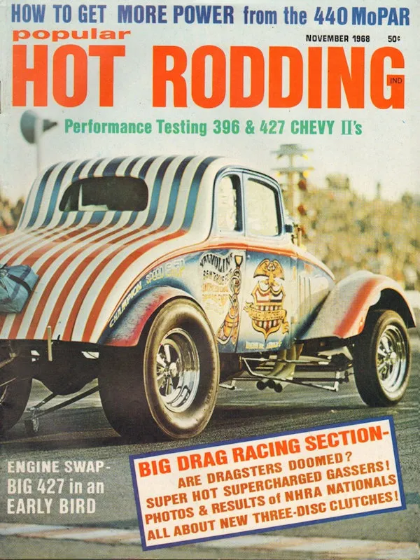 Popular Hot Rodding Nov November 1968 