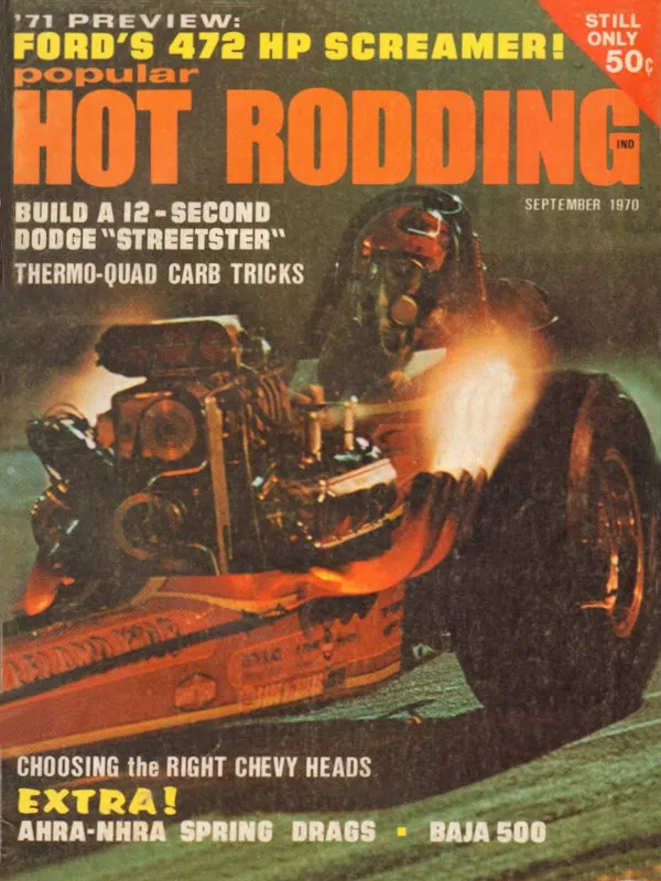 Popular Hot Rodding Sept September 1970